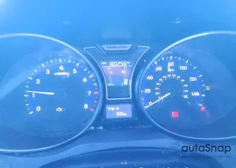 2014 Hyundai Veloster Turbo z USA, uszkodzony, nr VIN KMHTC6AE2EU189408